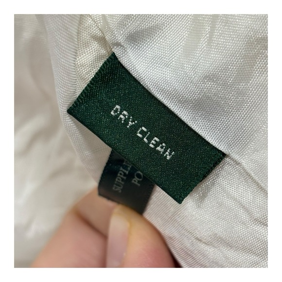 Lauren Ralph Lauren Off White Linen Blazer Jacket Womens Sz 20W Single Breasted - Picture 6 of 11